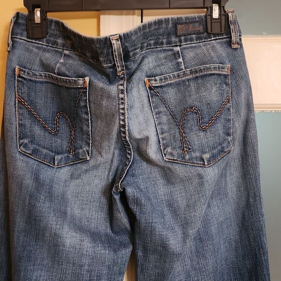 Citizens of Humanity "Faye #003" Low Waist Full Leg Jeans Size 28 US 6 - Picture 7 of 11